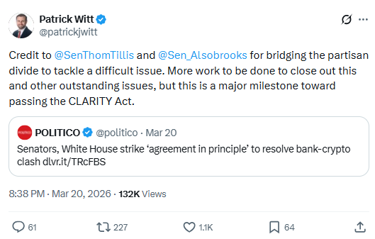 Patrick Witt on the CLARITY Act